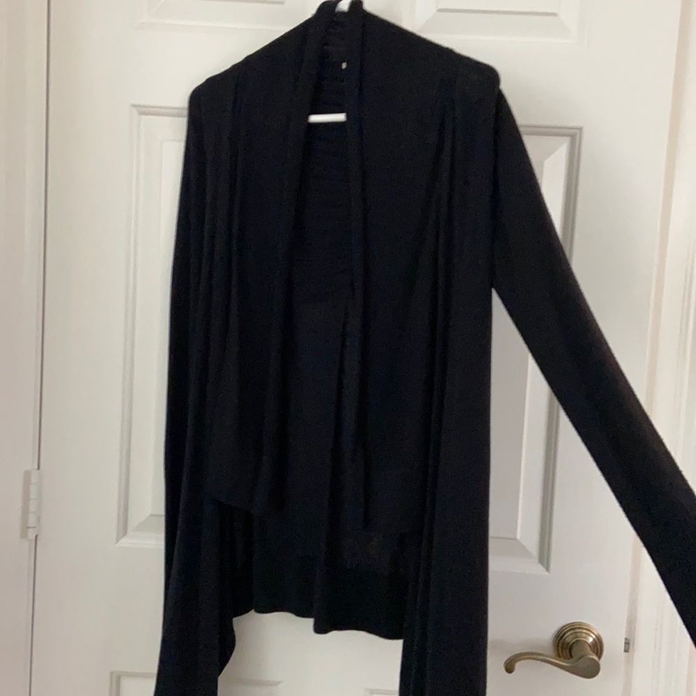 Lululemon black cardigan wrap